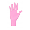 Rękawice Nitrylowe Medyczne 100 szt - RÓŻOWE rozm. S