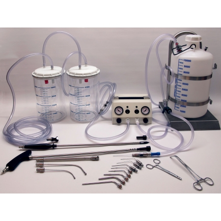 Zestaw sprzętu i narzędzi do balsamacji zwłok